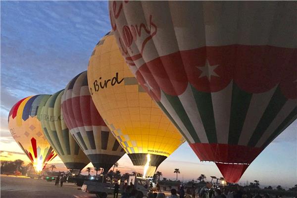 سياحة البالون فى الأقصر  