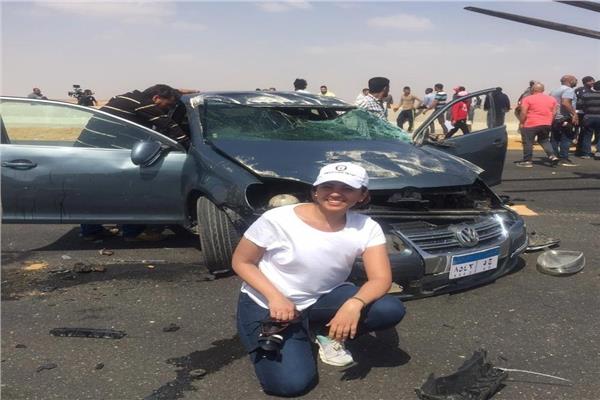 إنجي في أحد مشاهد الأكشن