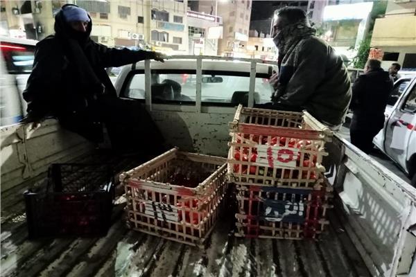 رفع الإشغالات بشوارع مدينة الأقصر