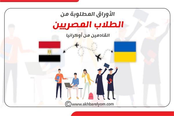  الطلبة العائدين من أوكرانيا الراغبين في استكمال دراستهم بمصر  