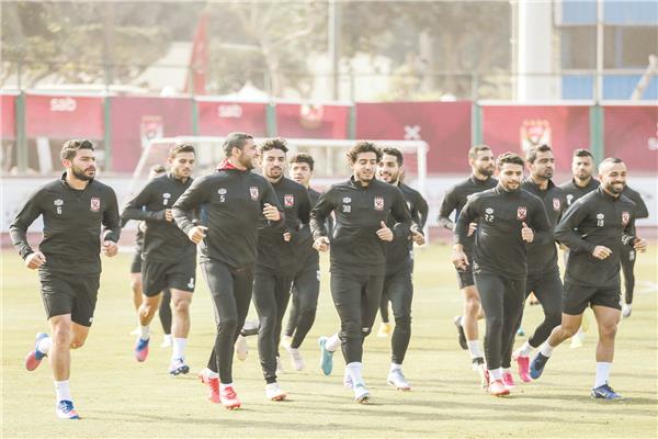 تدريبات الأهلي استعداداً للمريخ السوداني