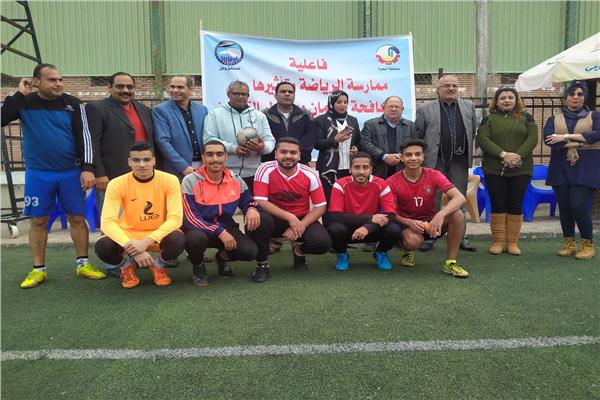   ممارسة الرياضة وتأثيرها على مكافحة الإدمان ندوة ودورة لكرة القدم بحزب مستقبل وطن  بدمنهور  