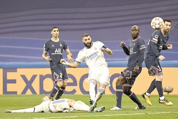 ريال مدريد تأهل لدور الثمانية بعد فوز مثير على سان جيرمان 