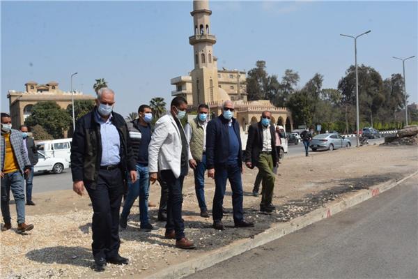 محافظ الجيزة يعاين مسار التحويلات المرورية البديلة عن الغلق الكلي لطريق مصر إسكندرية الصحراوى