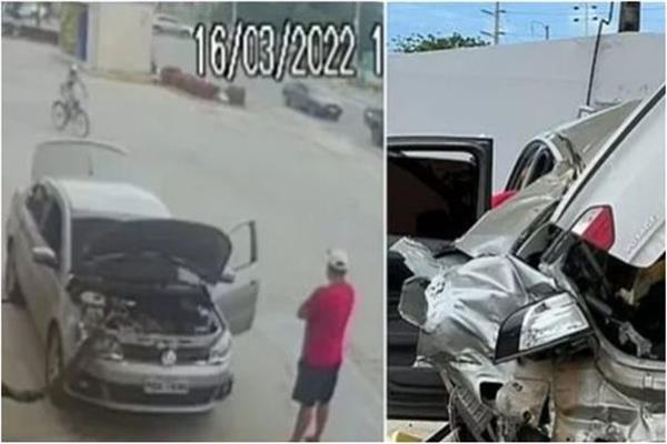  انفجار سيارة في محطة بنزين في البرازيل