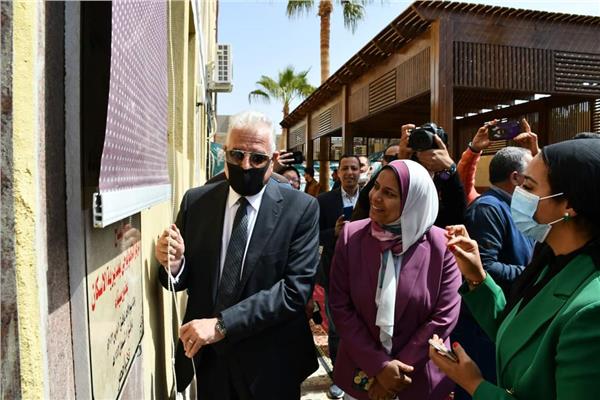 محافظ جنوب سيناء يفتتح المركز التكنولوجي بمديرية الإسكان والمرافق كأول محافظة علي مستوي الجمهورية