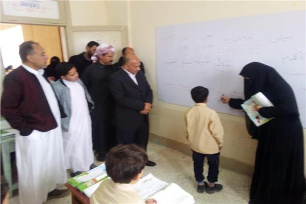 جولة وكيل تعليم مطروح 