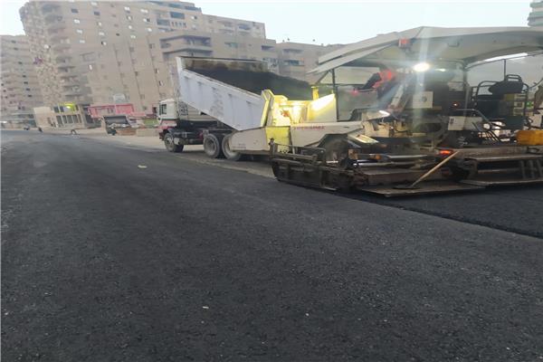 محافظ الجيزة يتابع اعمال رصف وتطوير محاور اللبيني وعثمان محرم والتحرير| فيديو وصور