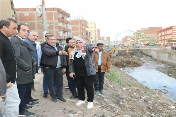 محافظ المنوفية يتفقد أعمال تطوير كورنيش ترعة البتانونية وطريق تلا 
