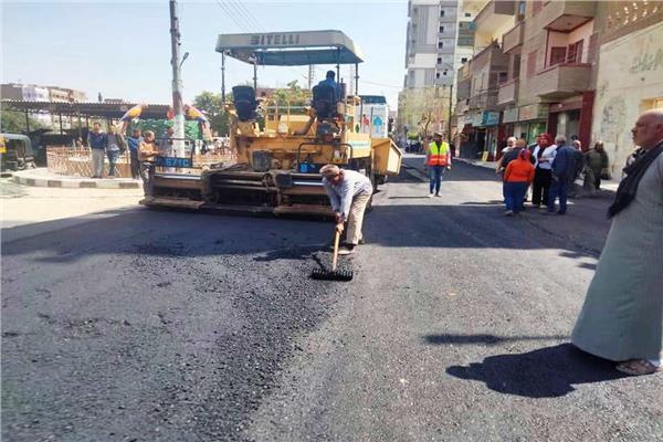 رفع كفاءة الشوارع وتمهيد الطرق
