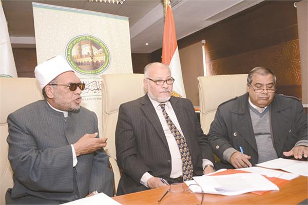 د. الهدهد ود.العوارى خلال ورشة عمل خريجى الأزهر تصحح المفاهيم