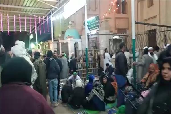 الآلاف يتوافدون على بني سويف للاحتفال بمولد السيدة حورية