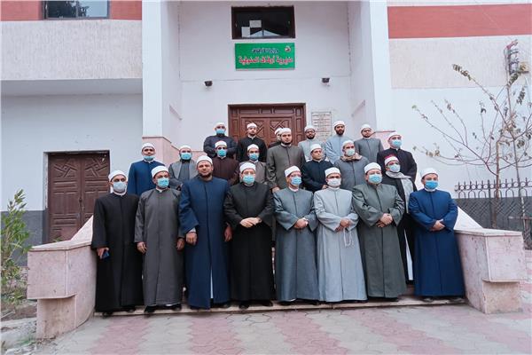أعضاء القافلة الدعوية المشتركة بين الأزهر والأوقاف بمحافظة المنوفية