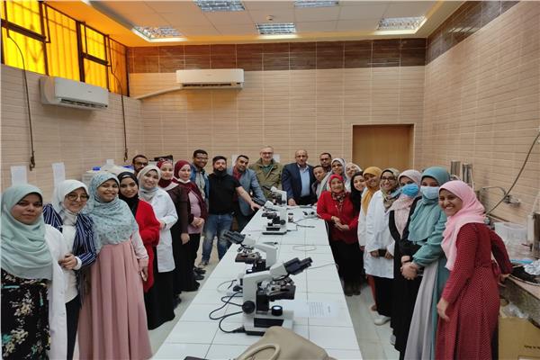 ختام زيارة الوفد الايطالي لجامعة أسوان