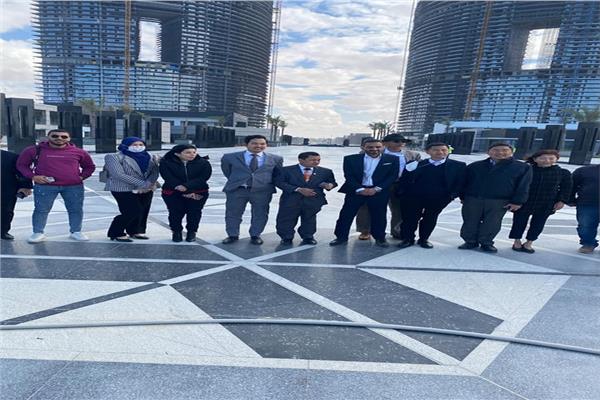 وفدٌ من سفراء مجموعة دولة آسيوية يزور مدينة العلمين الجديدة