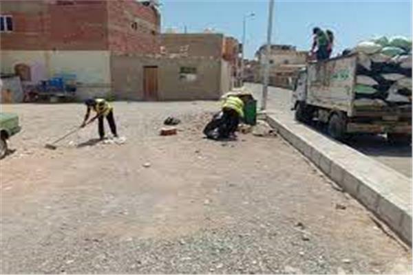 أعمال النظافة ورفع الإشغالات