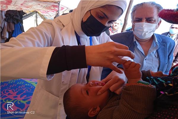 حملة التطعيم ضد شلل الأطفال 