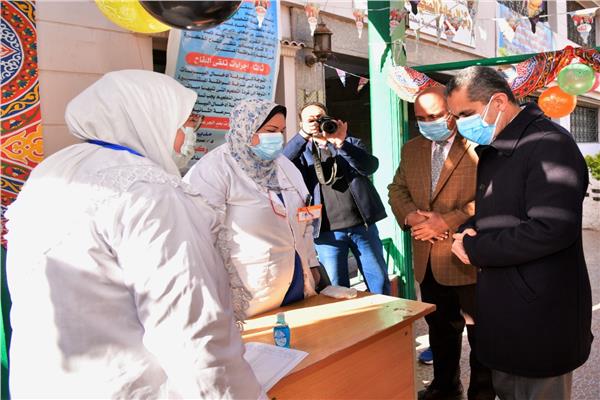 محافظ الغربية يشهد انطلاق حملة التطعيم ضد شلل الأطفال 
