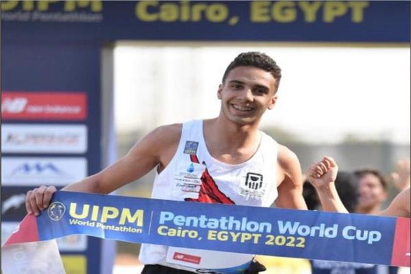 مهند طارق شعبان لاعب المنتخب المصري للخماسي الحديث