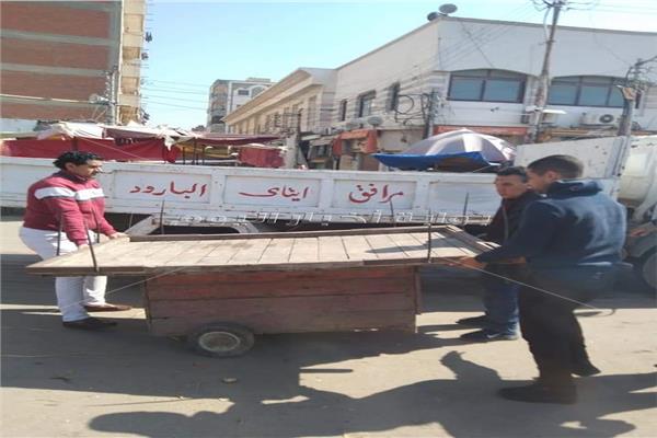 جانب من رفع الإشغالات