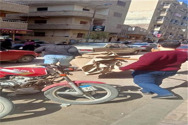  حالة إشغال طريق