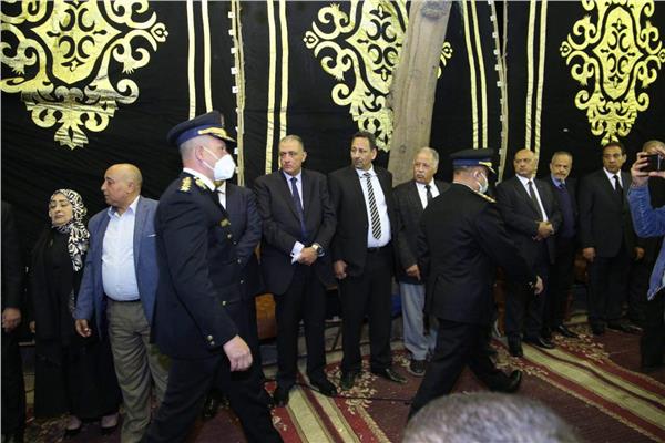 كبار قيادات الدولة فى عزاء نقيب المحامين