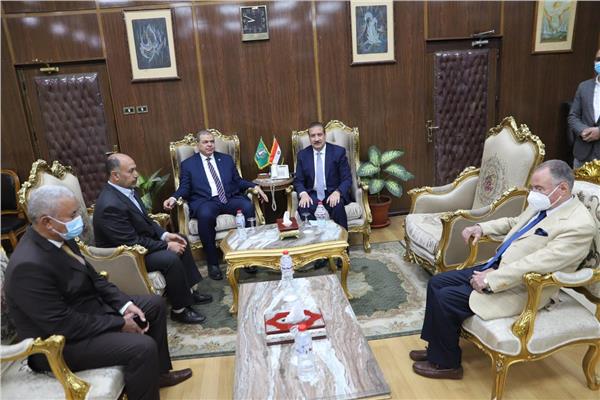 محافظ المنوفية يستقبل وزير القوى العاملة