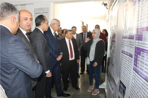 جانب من فاعليات يوم النشر الدولى العلمى الثانى بجامعة المنصورة