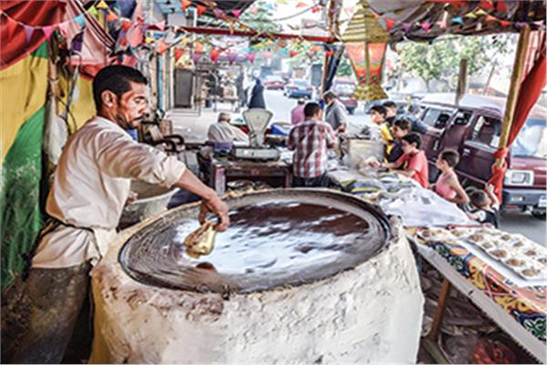 عم فرغلى   الكنافة اليدوية