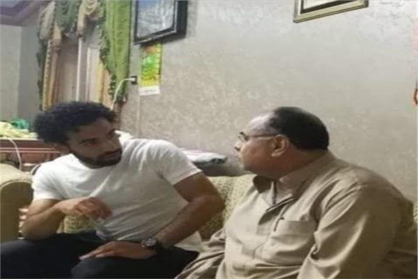 عمدة نجريج بالغربية مع محمد صلاح