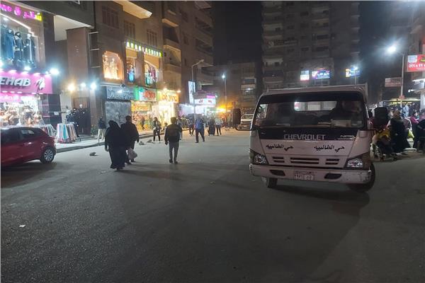 رفع إشغالات الباعة الجائلين بحي الطالبية