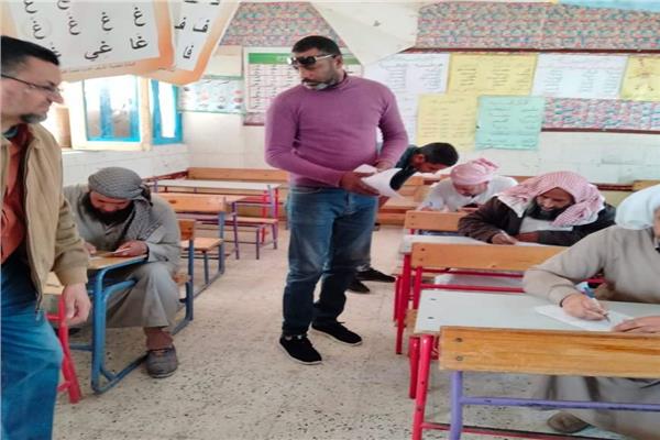 فصول محو الأمية بمدن غرب مدينة مرسي مطروح