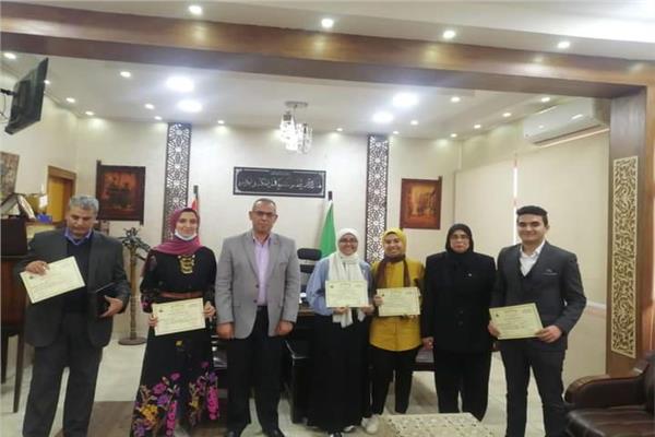 الطلاب الفائزين في معارض العلوم والهندسة