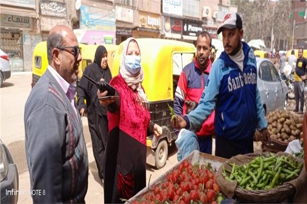 فض سوق ببسيون بالمحلة الكبرى 