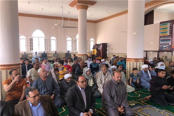 صلاة الجمعة من مسجد 5/3 أبيس بقرية كوم اشو بكفر الدوار 