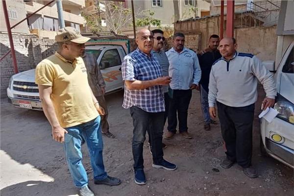 رصد وإزالة النقاط  المخالفة طبقًا للمتغيرات المكانية بالشهداء