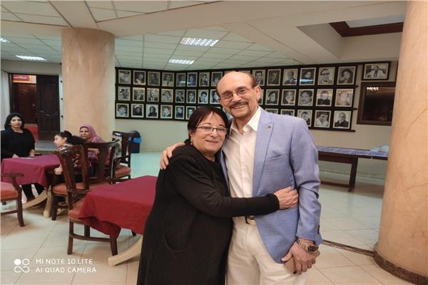 محمد صبحي وسميرة عبد العزيز