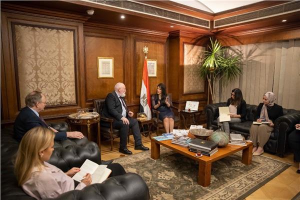 جانب من اللقاءات المتبادلة بين مسئولين مصريين والمفوضية الأوروبية