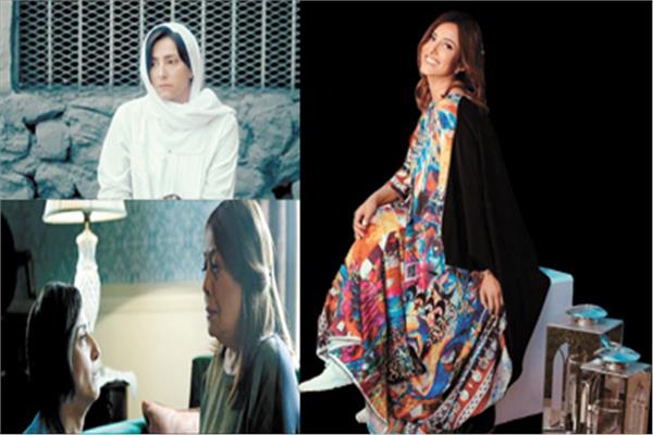 حنان مطاوع  -- هالة فاخر وحنان مطاوع فى مشهد من مسلسل «وجوه»
