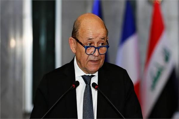 وزير الخارجية الفرنسي جان إيف لودريان