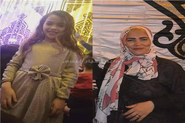 تشييع جثمان  ربة منزل وطفلتها بطنطا بعد مقتلهم وإلقاء جثثهم بترعة 