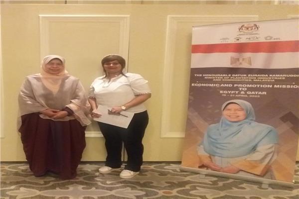 وزيرة ماليزية خلال حورها مع محررة بوابة أخبار اليوم 