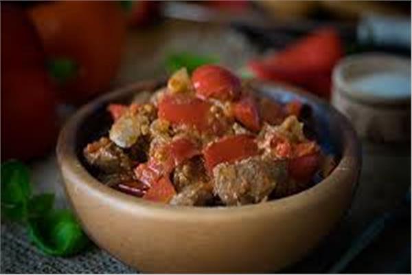 كبد الدجاج المخبوز