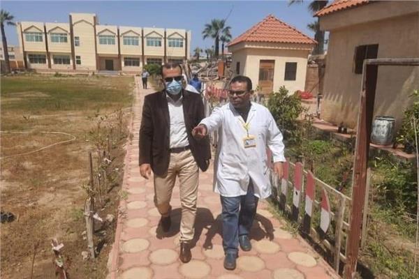 تشغيل العيادات الخارجية بالمبنى المؤقت لمستشفى راس البر المركزى 