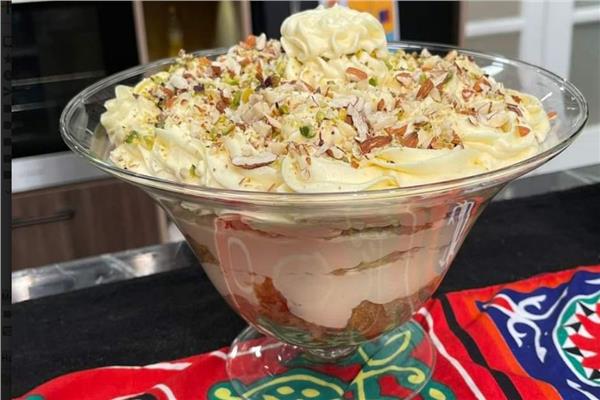  «بسبوسة » بكريمة الجبنة والمكسرات
