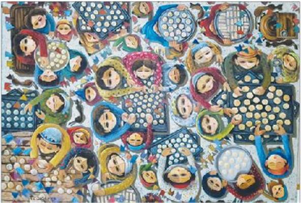لوحة للفنان: طه قرنى