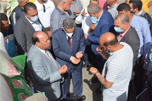 محافظ الغربية يتفقد صومعة طنطا 