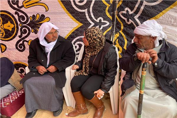 محررة بوابة أخبار اليوم داخل سيناء