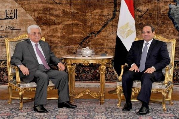 الرئيس السيسي ونظيره الفلسطيني محمود عباس - أرشيفية