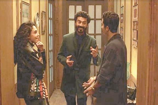 خالد النبوى فى مشهد من مسلسل «راجعين يا هوى»